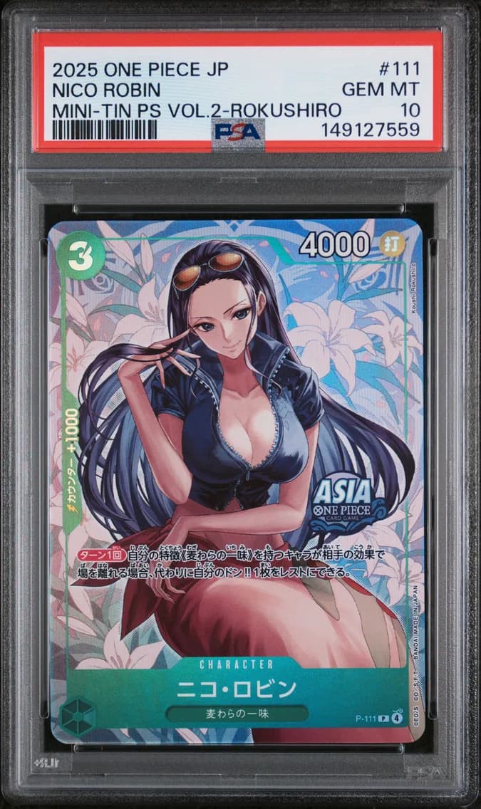 2025 #111 Nico Robin PSA 10 One 