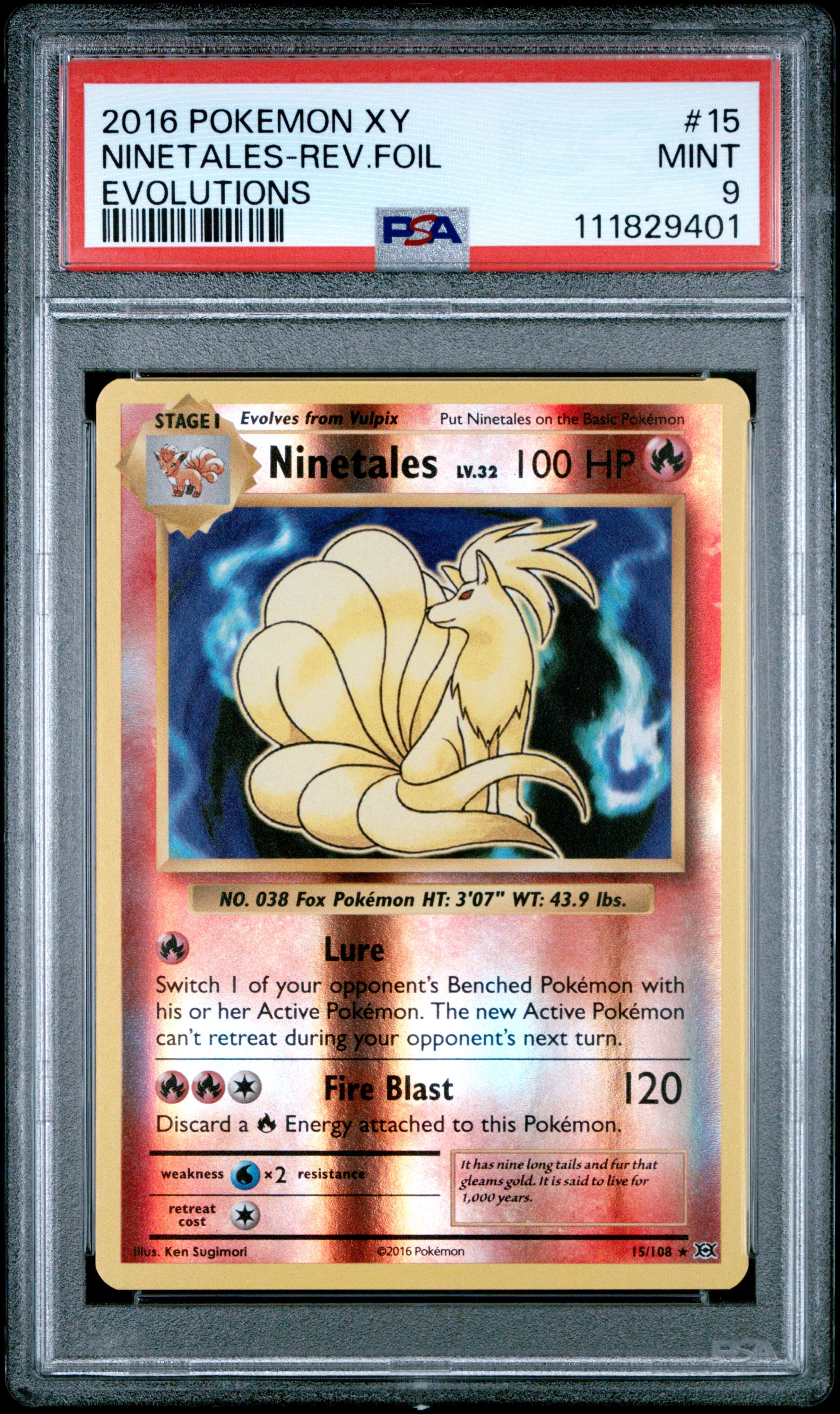 Ninetales-Reverse Foil