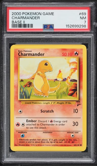 Pokemon Base Set 2 Charmander #69