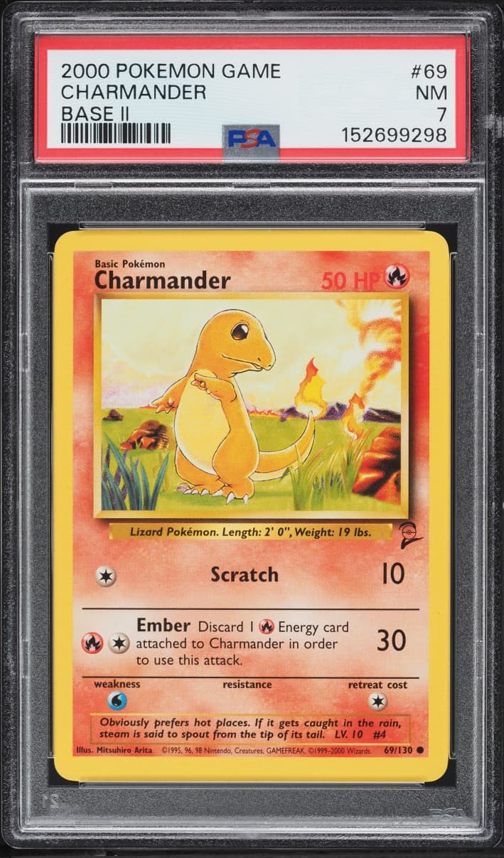 Pokemon Base Set 2 Charmander #69