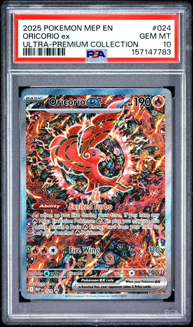 2025 #024 Oricorio EX PSA 10 Mep