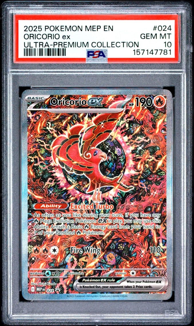 2025 #024 Oricorio EX PSA 10 Mep