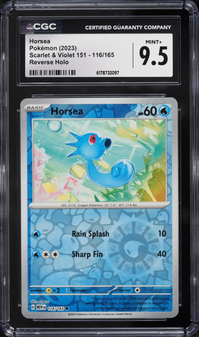 Pokemon Scarlet & Violet 151 Reverse Holo Horsea #116