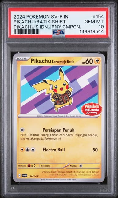 Pikachu in Batik Shirt