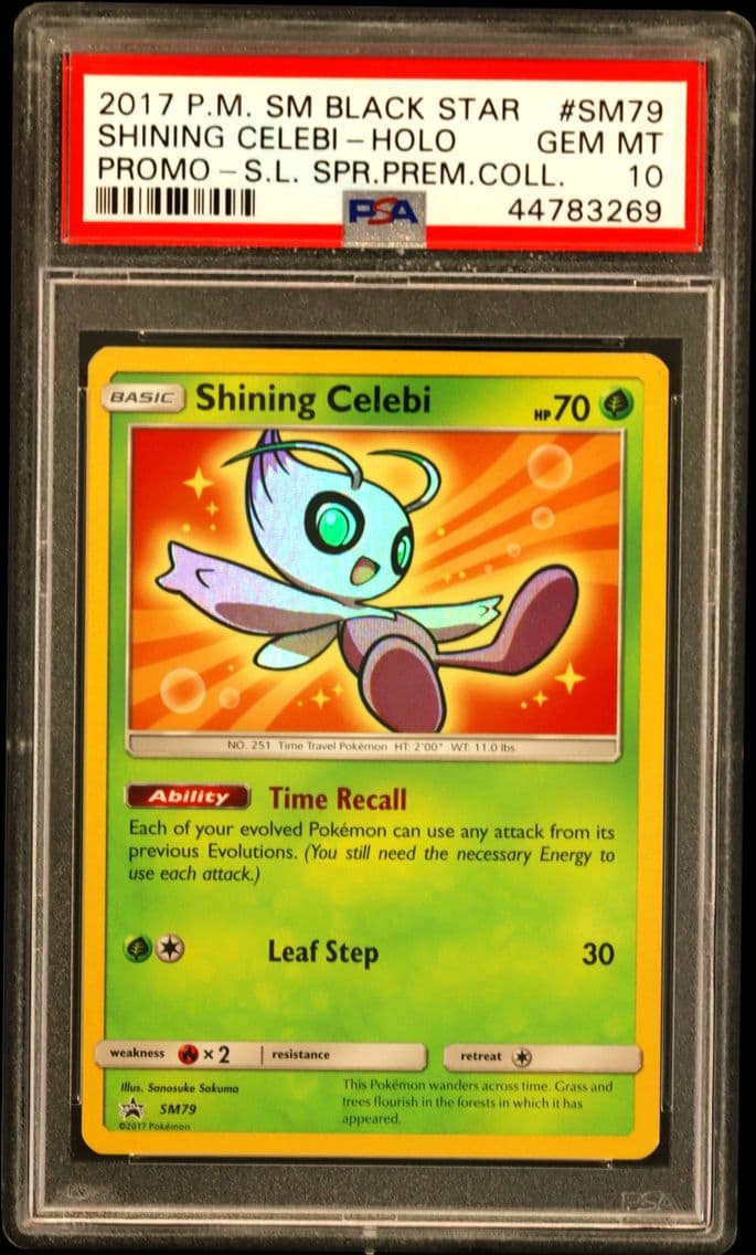2017 #SM79 Shining Celebi-Holo P