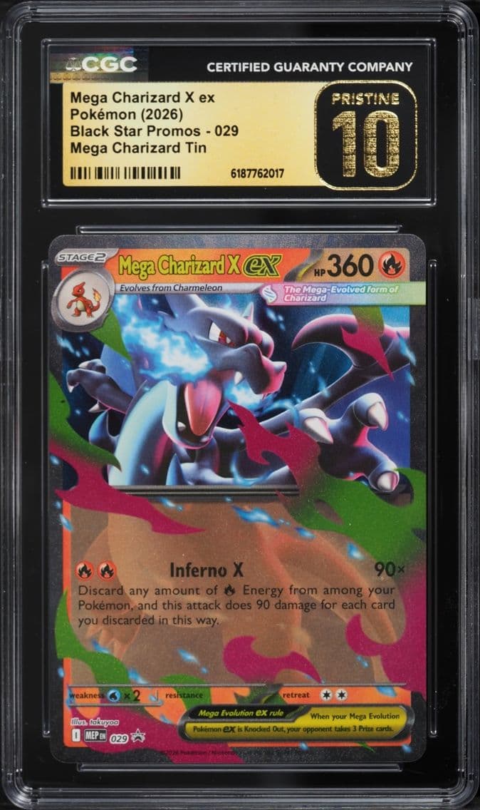 2026 #29 Mega Charizard X Ex CGC