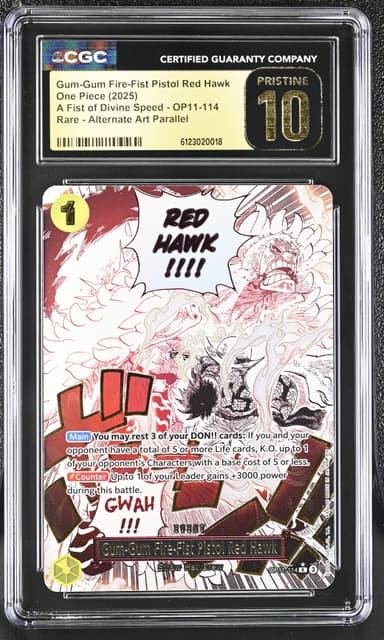 Gum-Gum Fire-Fist Pistol Red Hawk R (Borderless) Alt Art