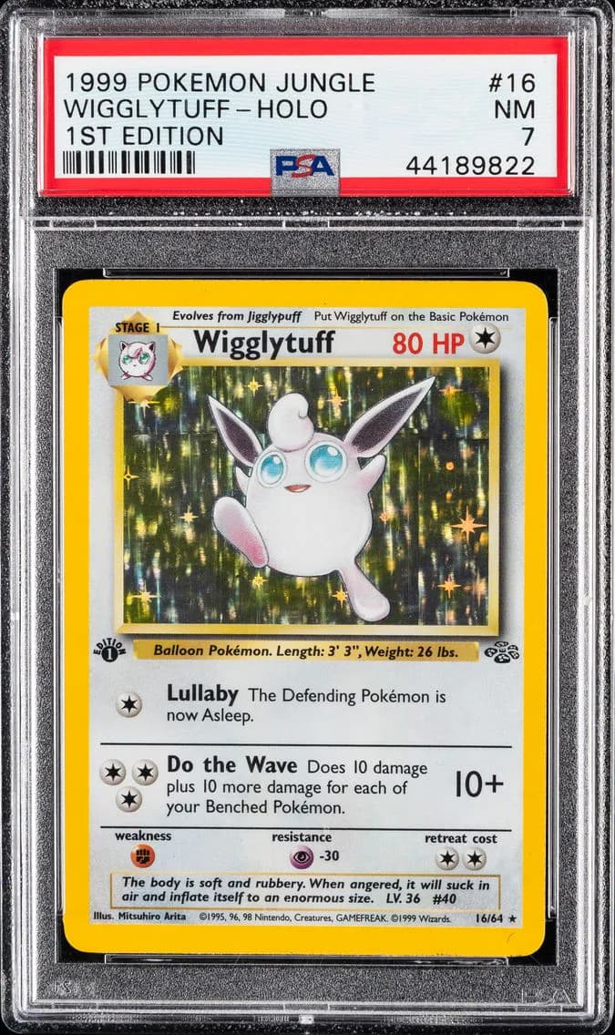1999 #16 Wigglytuff-Holo 1st Edi