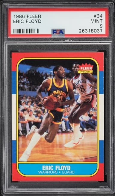 Fleer Basketball Eric Floyd #34