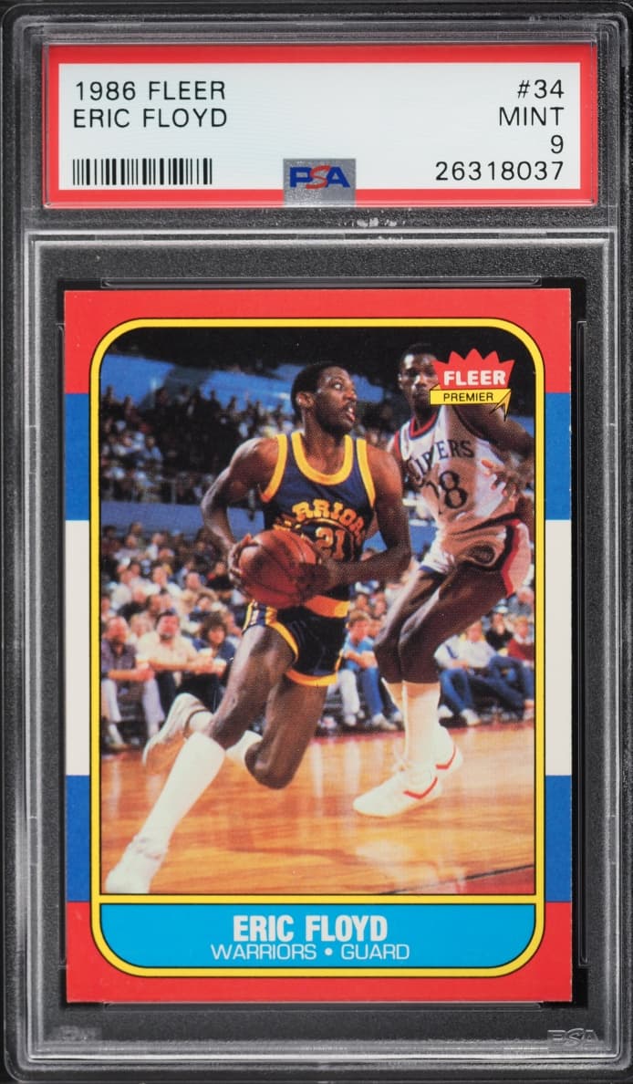 Fleer Basketball Eric Floyd #34