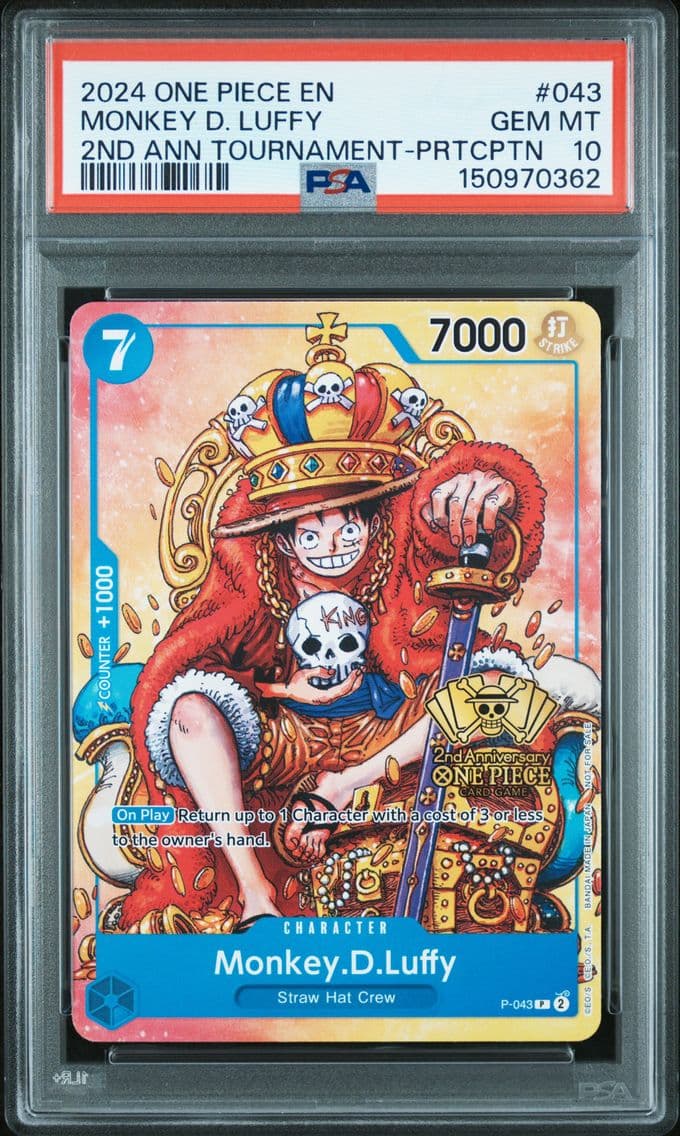 2024 #043 Monkey D. Luffy PSA 10