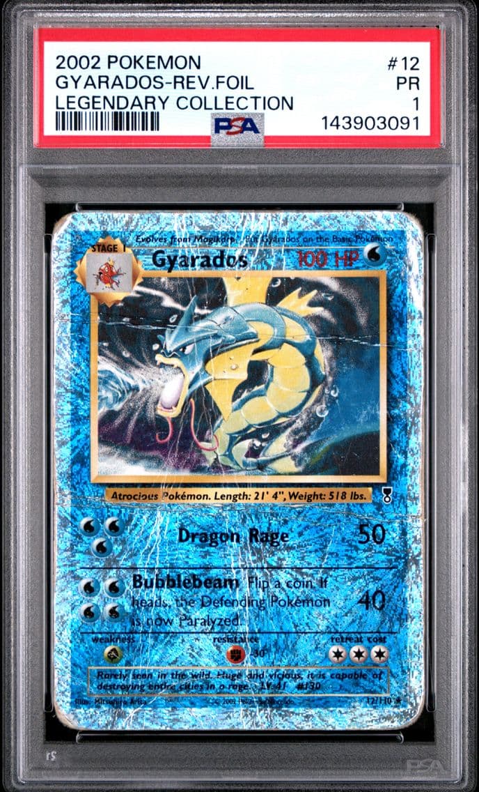 2002 #12 Gyarados-Reverse Foil P