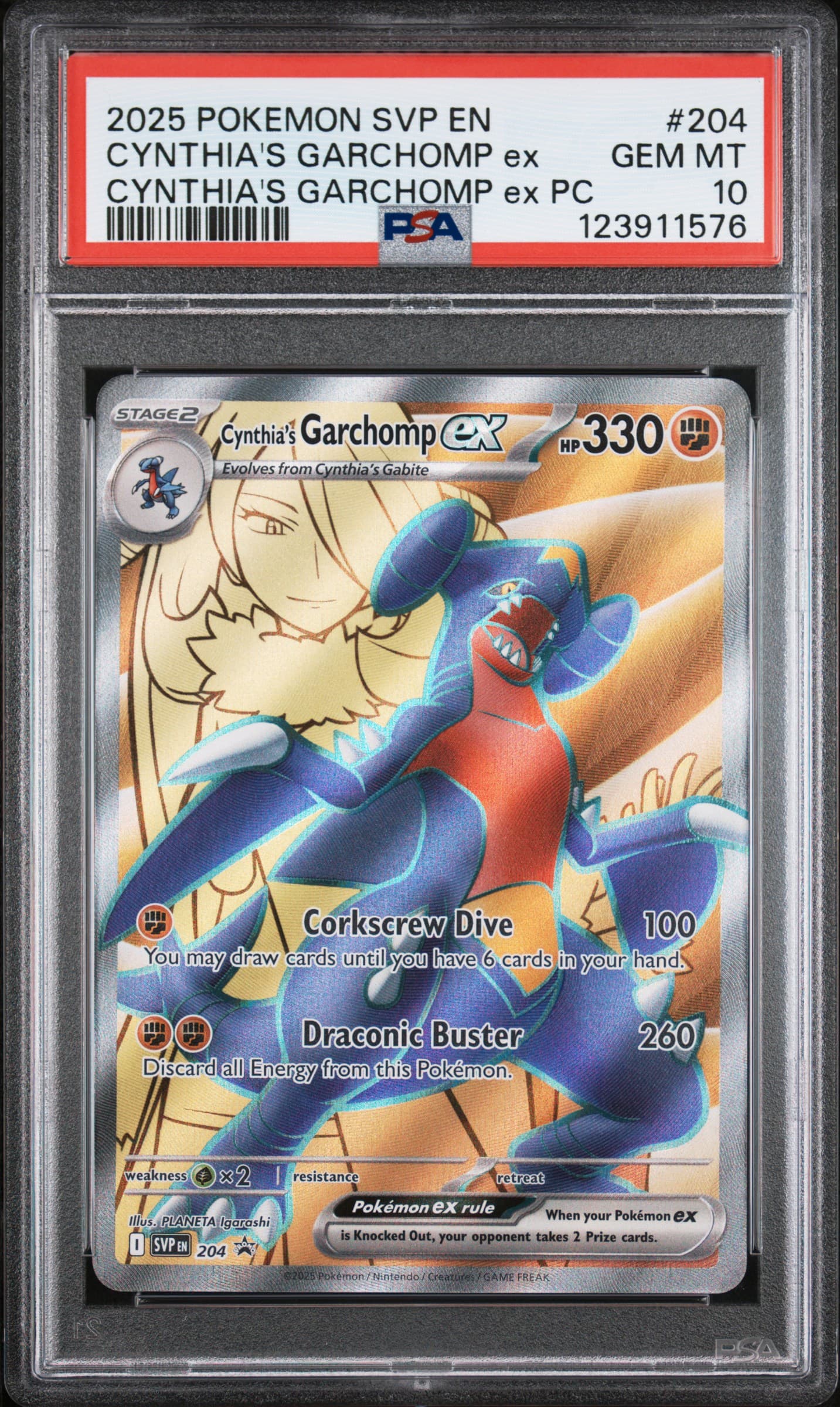 Cynthia's Garchomp EX