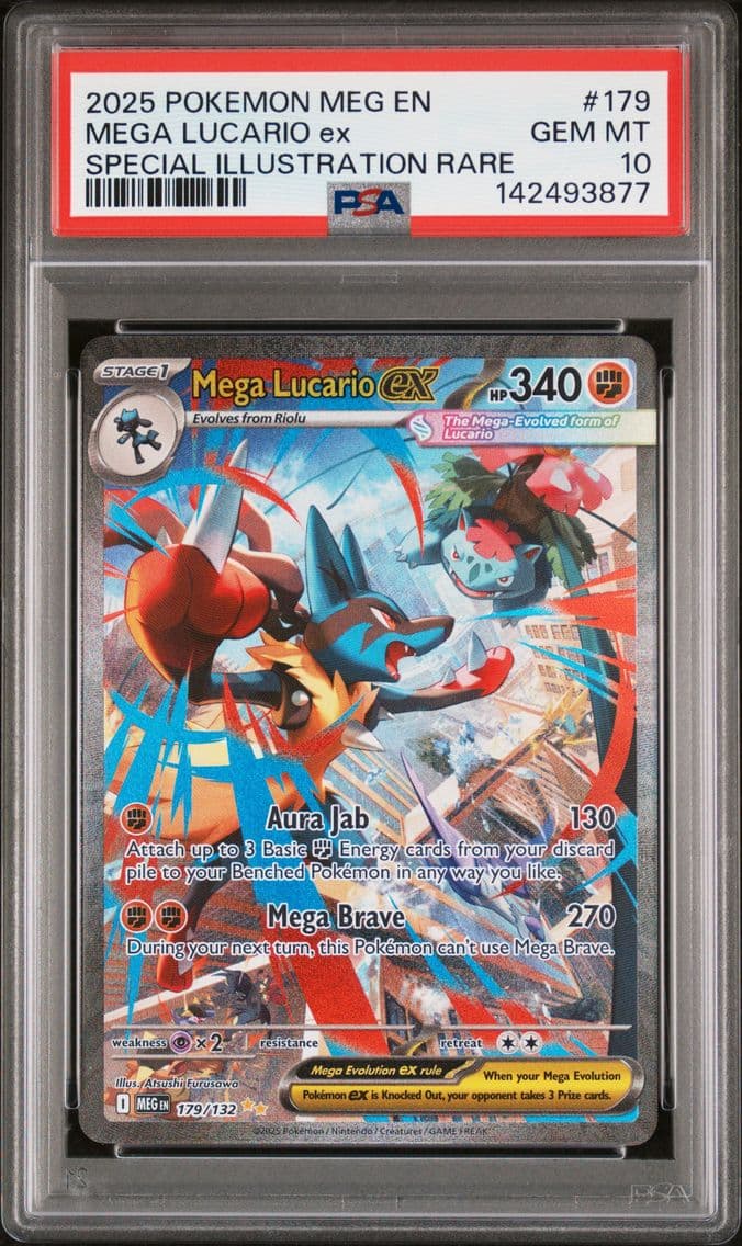 2025 #179 Mega Lucario EX PSA 10