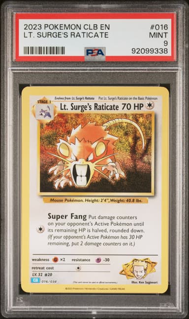 LT. Surge's Raticate