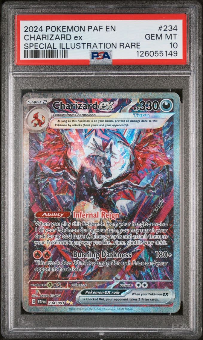 2024 #234 Charizard EX PSA 10 Pa