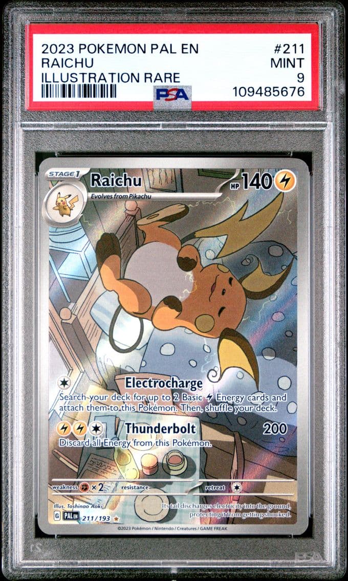 2023 #211 Raichu PSA 9 Pal EN-Pa