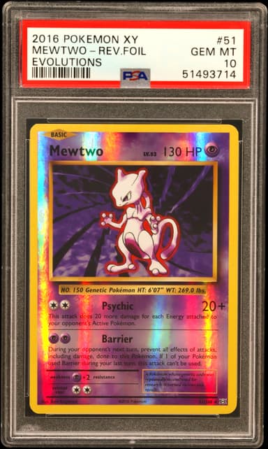 Mewtwo-Reverse Foil