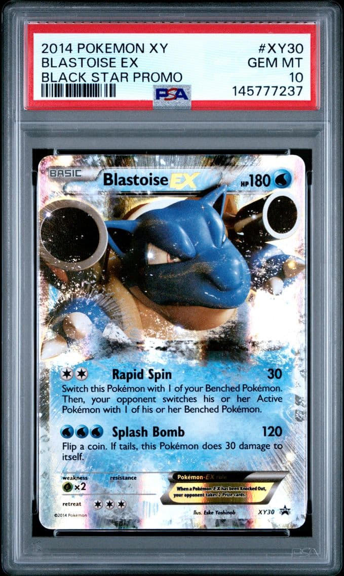 2014 #XY30 Blastoise EX PSA 10 X