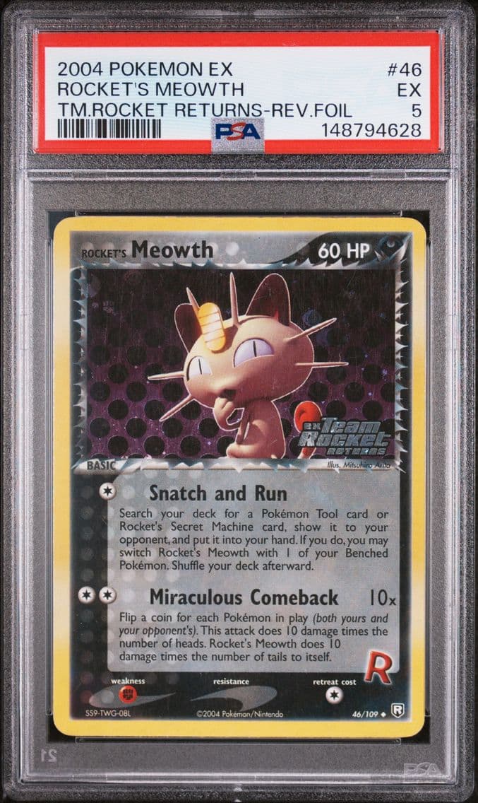 2004 #46 Rocket's Meowth-Reverse