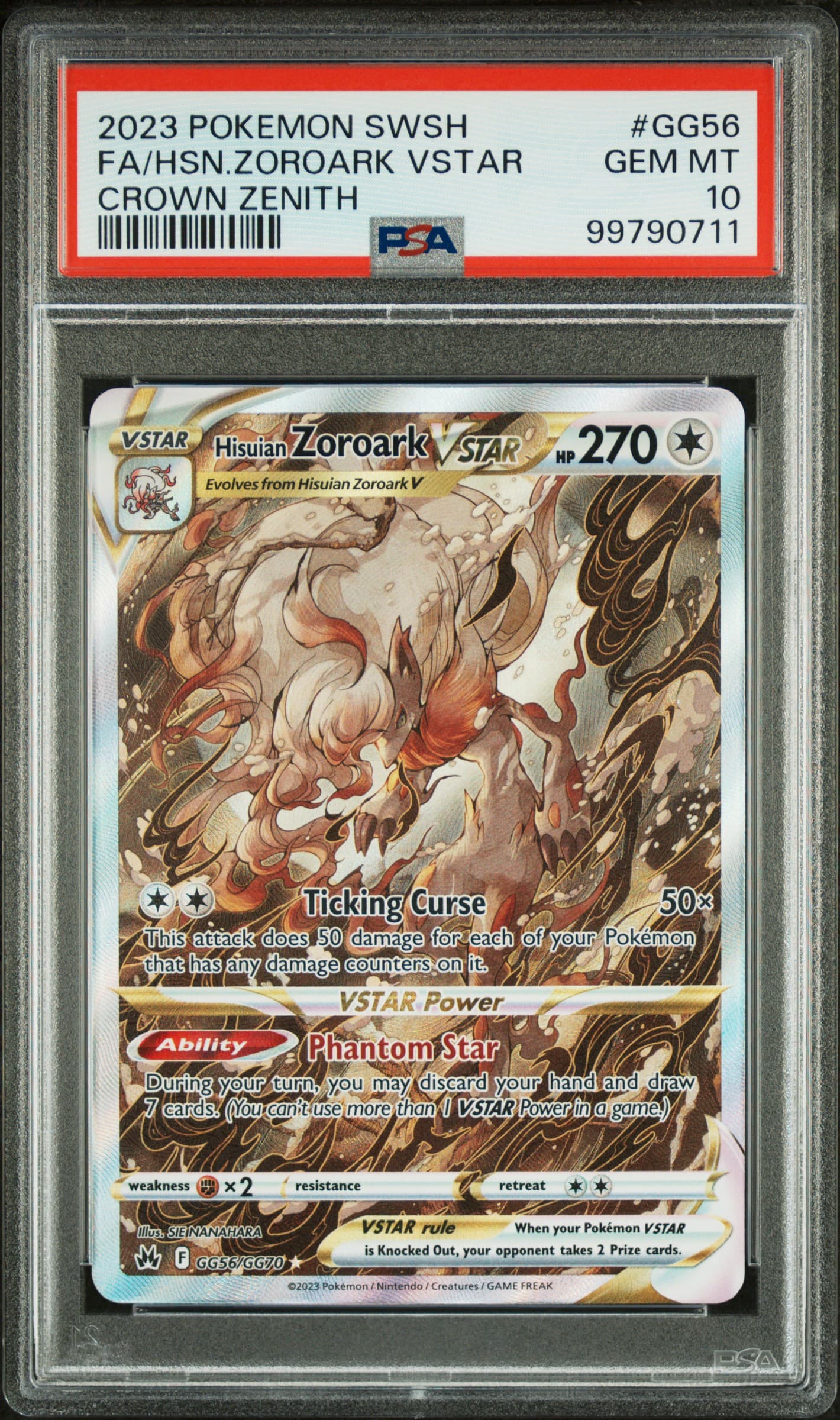 Full Art/Hisuian Zoroark Vstar