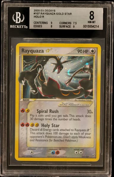 Rayquaza Gold Star HOLO R