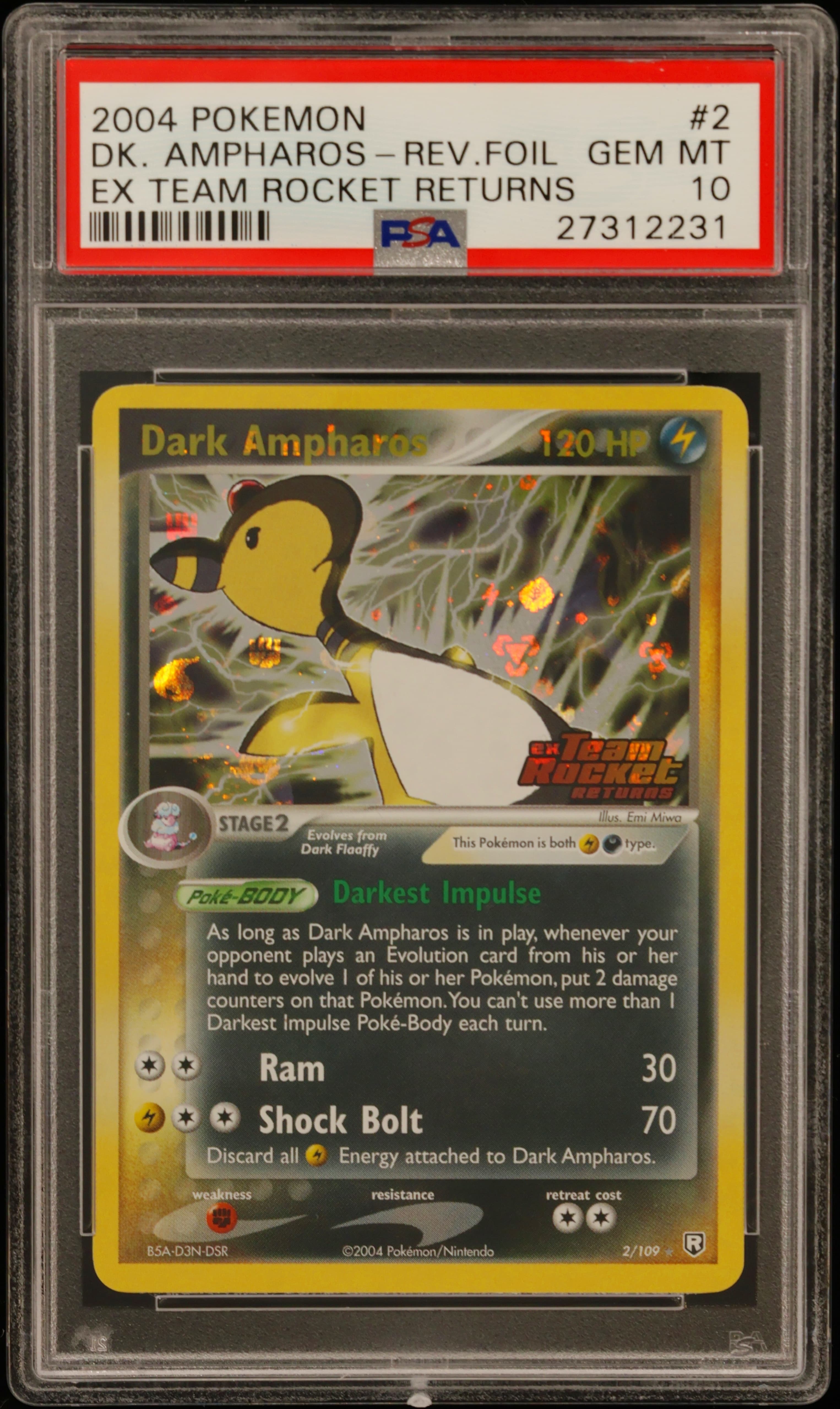 Dark Ampharos-Reverse Foil
