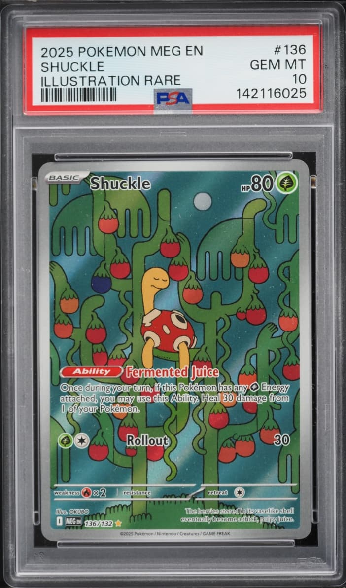 Pokemon Mega Evolution IR Shuckle #136