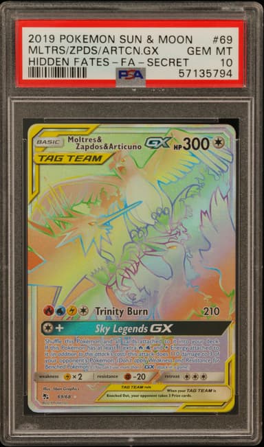 Full Art/Moltres & Zapdos & Articuno GX
