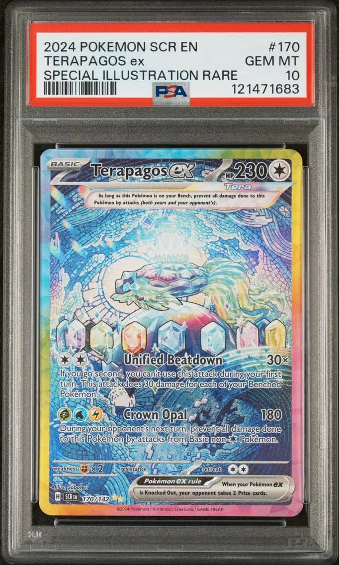 2024 #170 Terapagos EX PSA 10 Sc