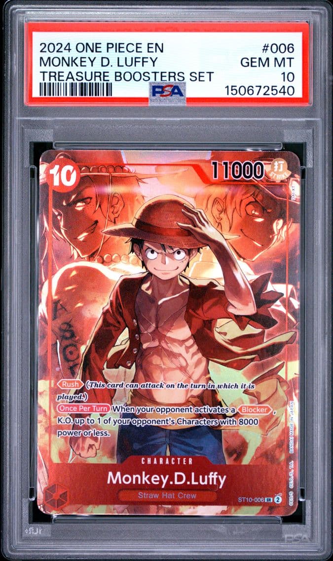 2024 #006 Monkey D. Luffy PSA 10
