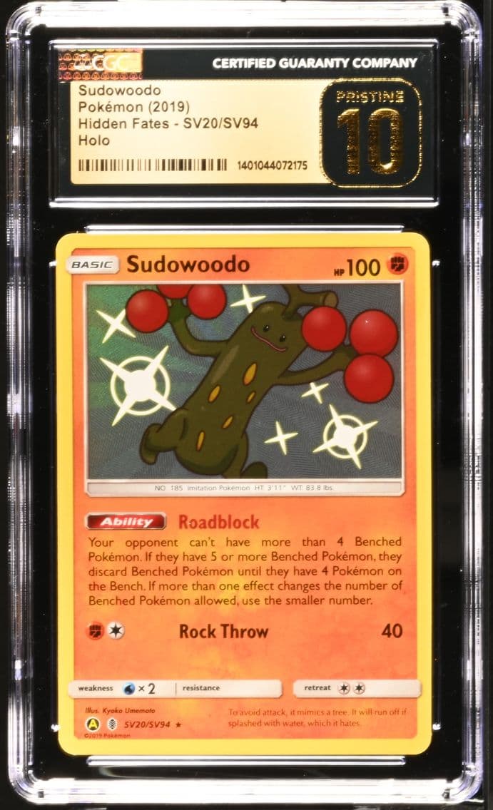 2019 #SV20/SV94 Sudowoodo CGC 10