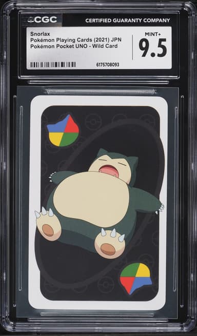 Pokemon Japanese Playing Cards Pocket UNO Snorlax #WildCard