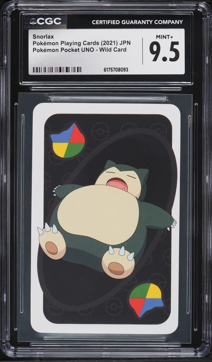 Pokemon Japanese Playing Cards Pocket UNO Snorlax #WildCard