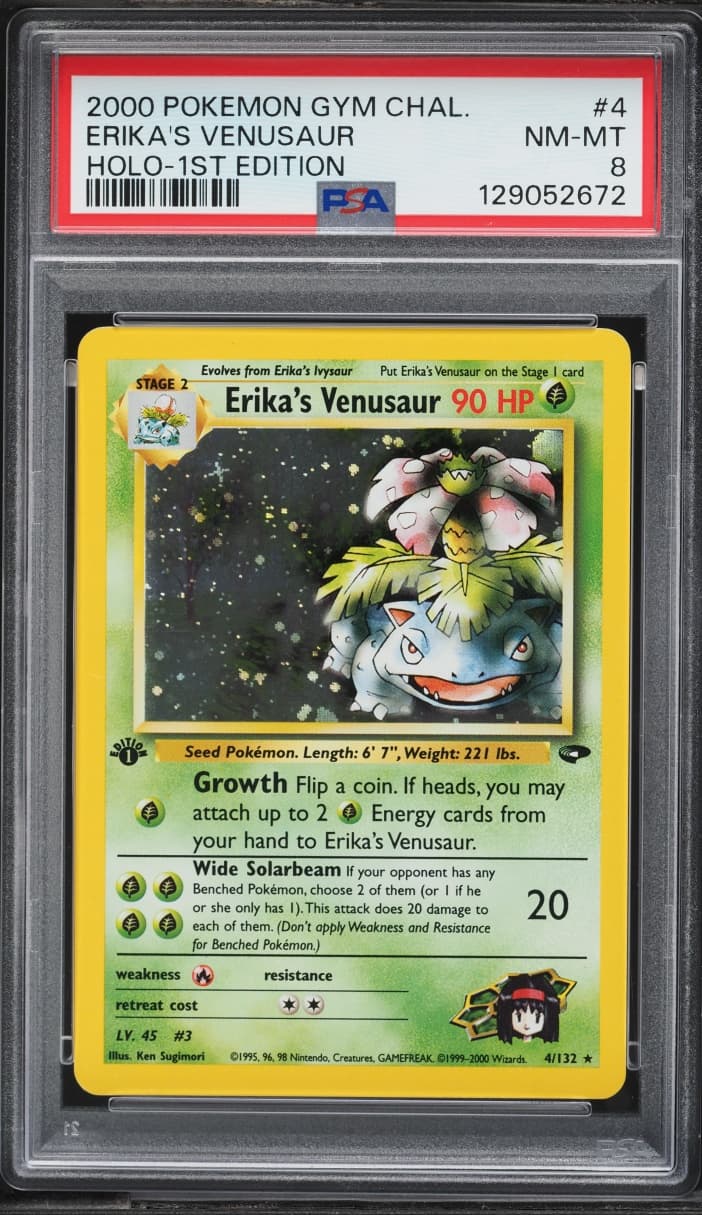 Gym Challenge 1st Edition Holo Erika's Venusaur NM-MT