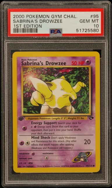 Sabrina's Drowzee 1st Edition