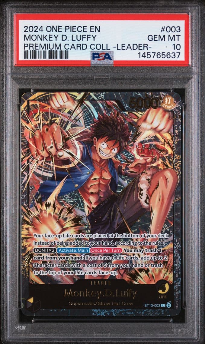 2024 #003 Monkey D. Luffy PSA 10