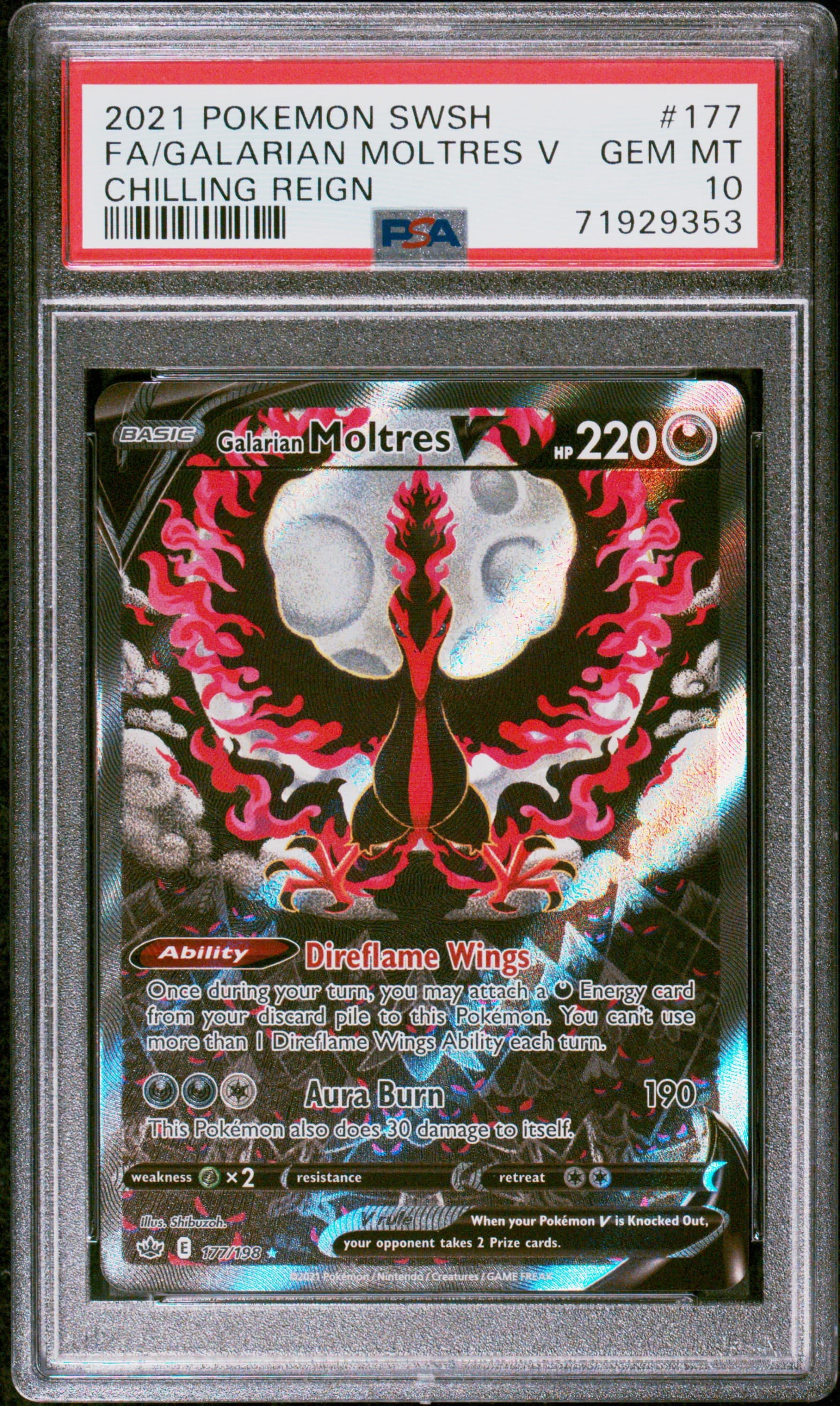 Full Art/Galarian Moltres V