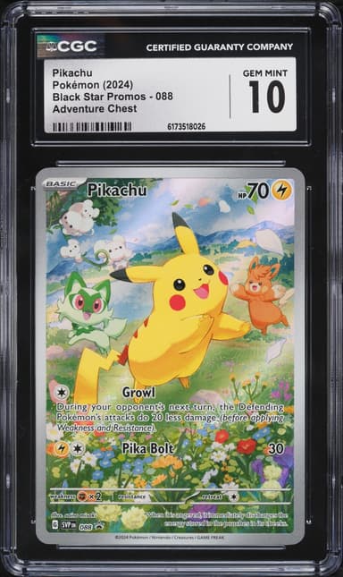 Pokemon Scarlet & Violet Promo Paldea Adventure Chest Full Art Pikachu #88
