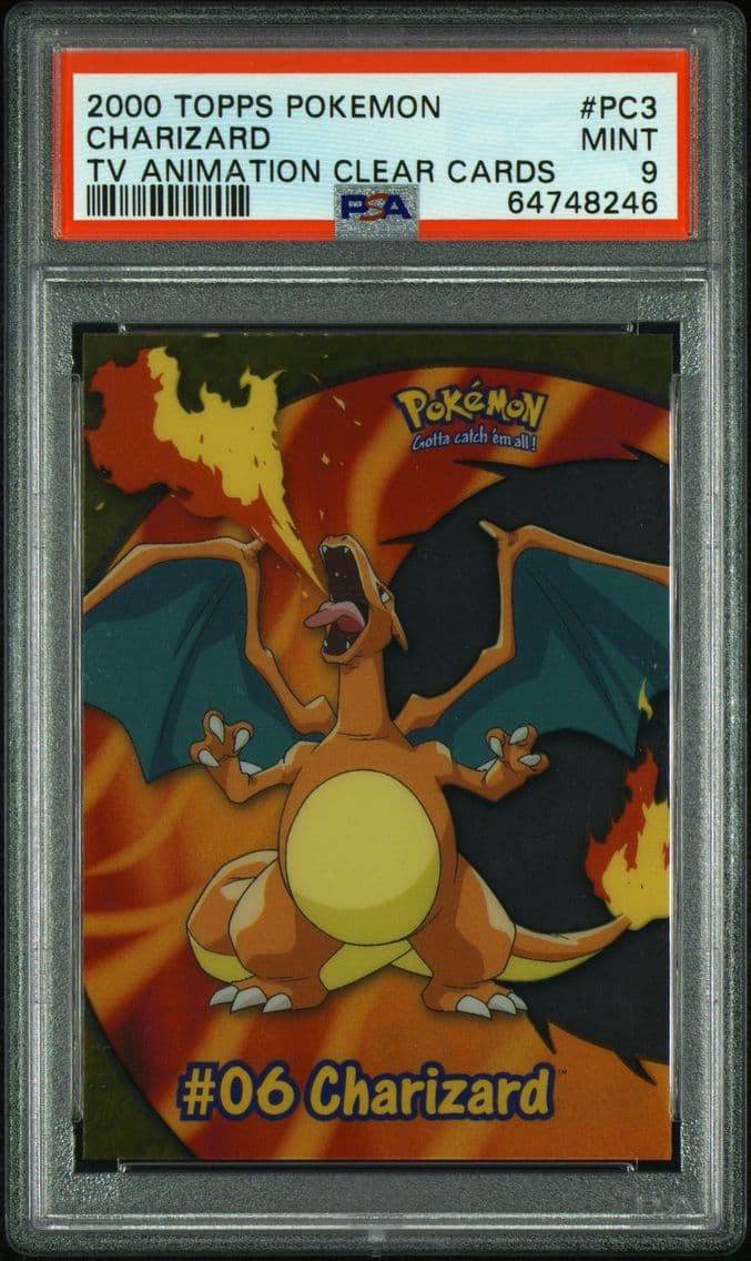 2000 #PC3 Charizard PSA 9 Topps 