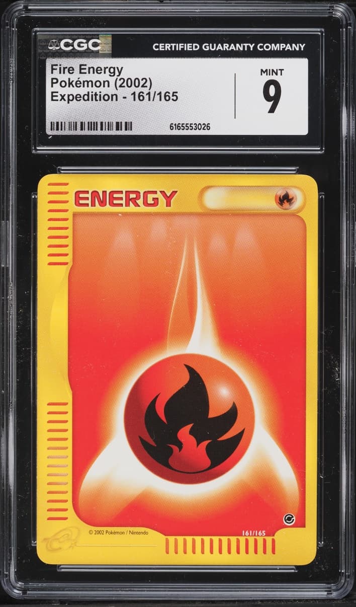 Pokemon Expedition Fire Energy #161