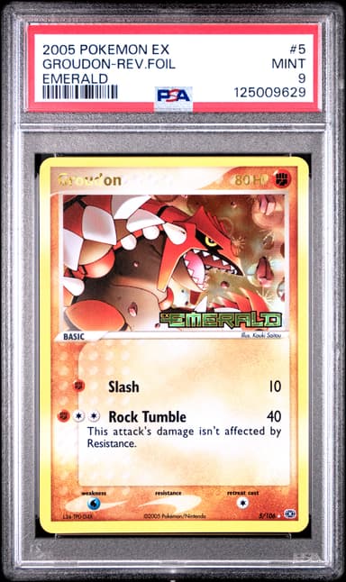 Groudon-Reverse Foil