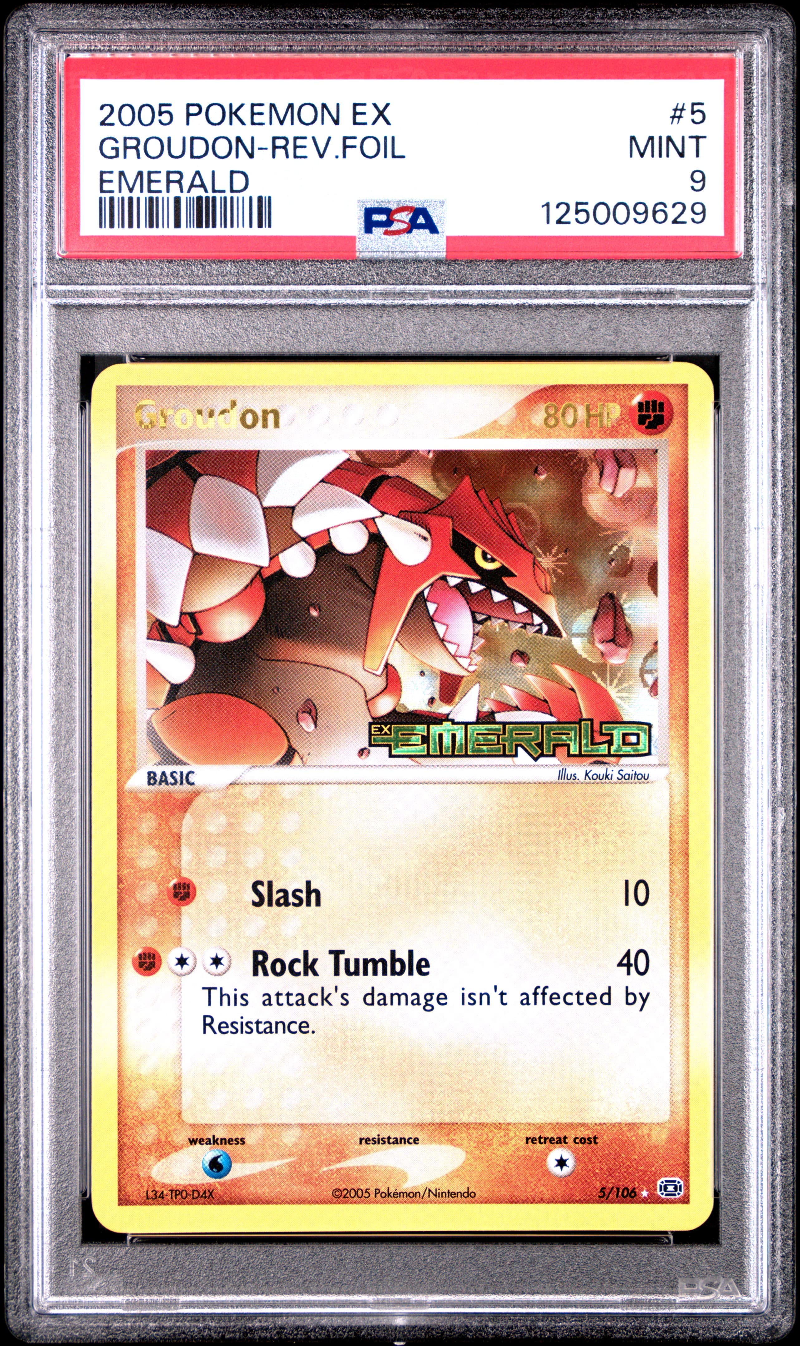 Groudon-Reverse Foil