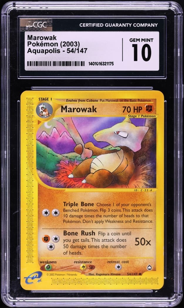 Pokemon Aquapolis Marowak #54