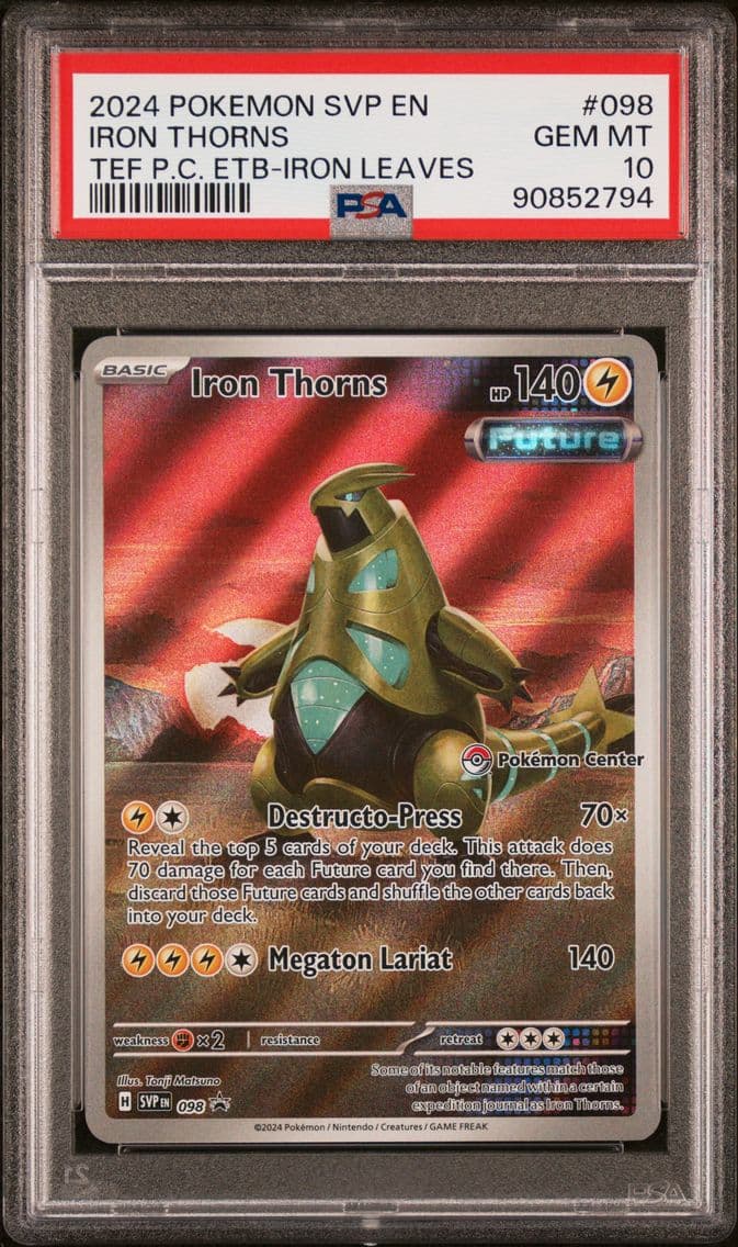 2024 #098 Iron Thorns PSA 10 Svp