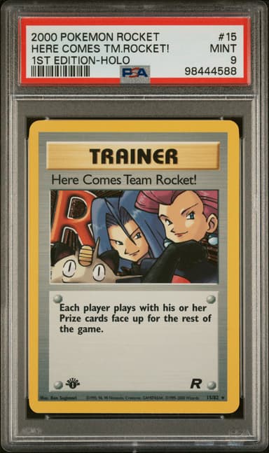 Here Comes Team Rocket!-Holo 1st Edition
