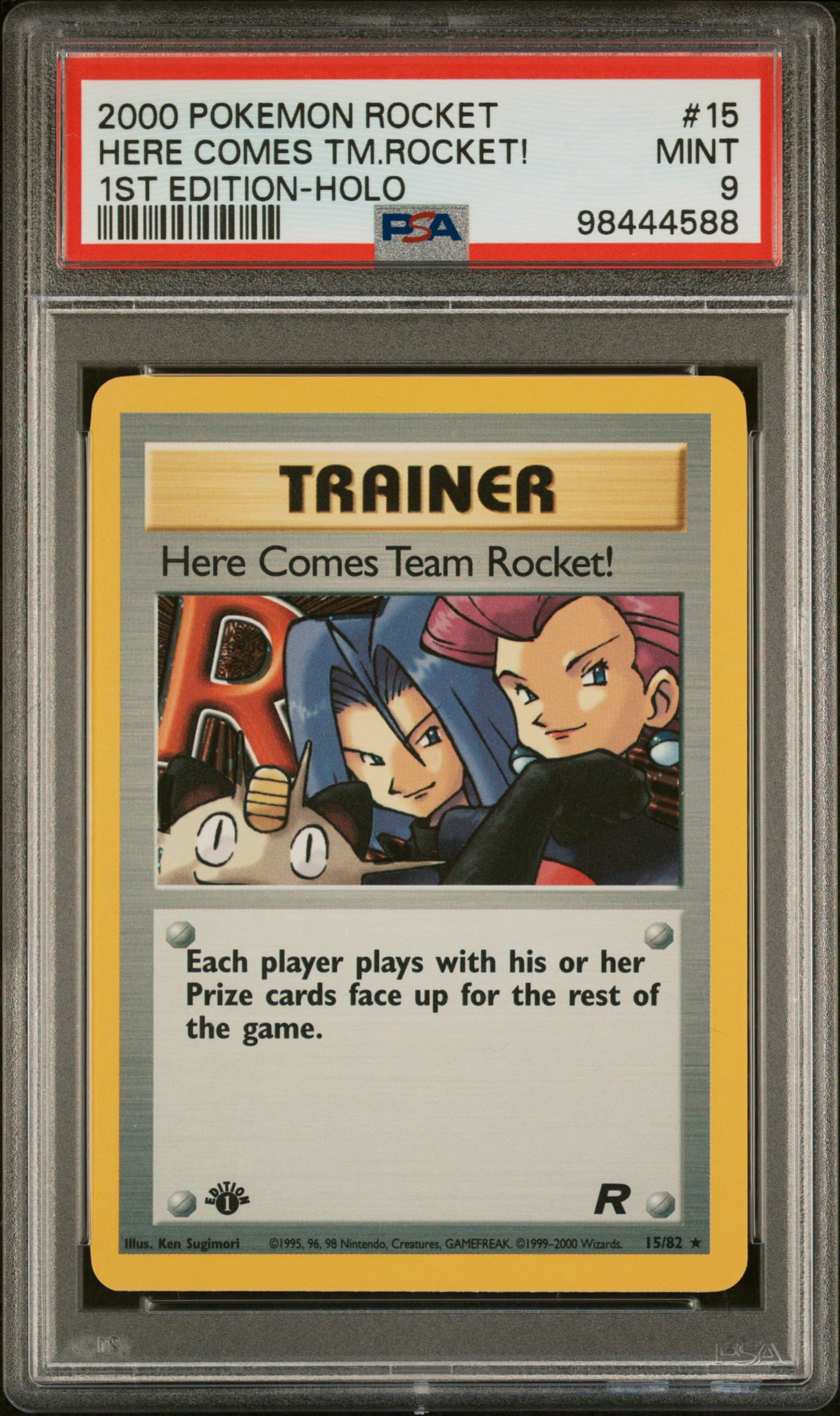 Here Comes Team Rocket!-Holo 1st Edition