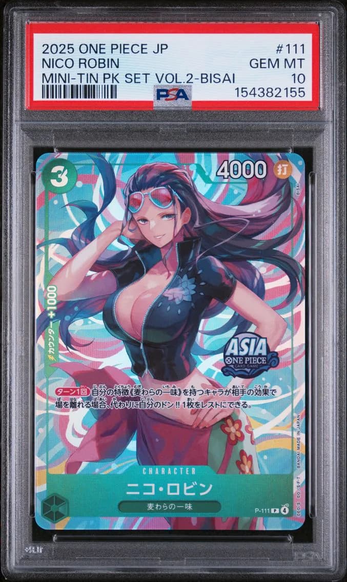 2025 #111 Nico Robin PSA 10 One 
