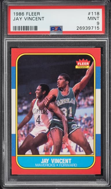 Fleer Basketball Jay Vincent #118