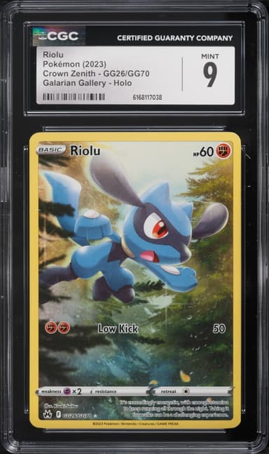 Pokemon Sword & Shield Crown Zenith Alt Art Riolu #GG26